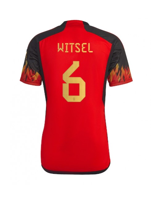 Belgien Axel Witsel #6 Heimtrikot WM 2022 Kurzarm